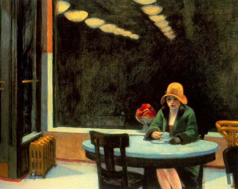 Automat by Edward Hopper (1927)
