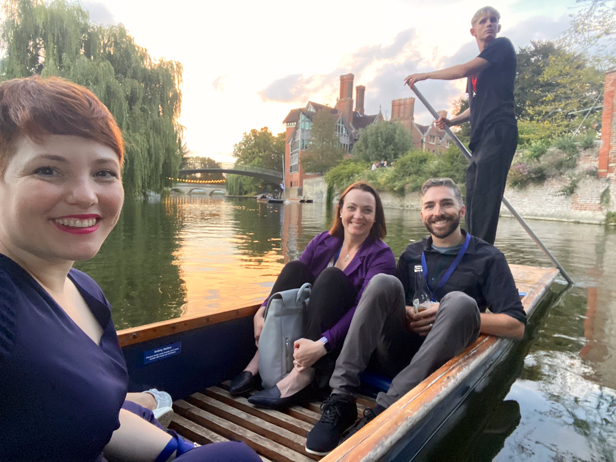 Punting with some Canadian pals: Drs Kelly Anderson & Jordan Edwards